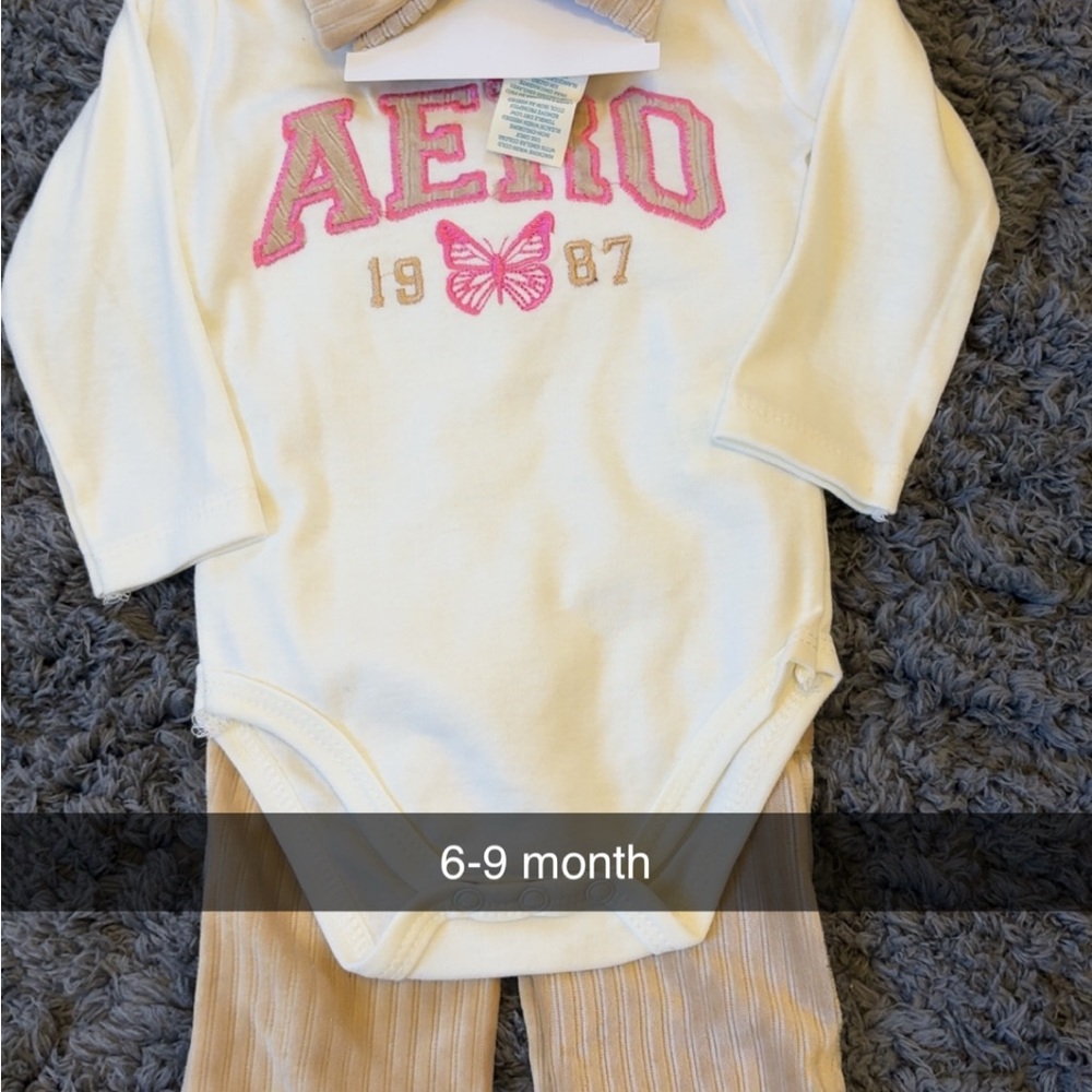AERO Baby Onesie and Pants Set
